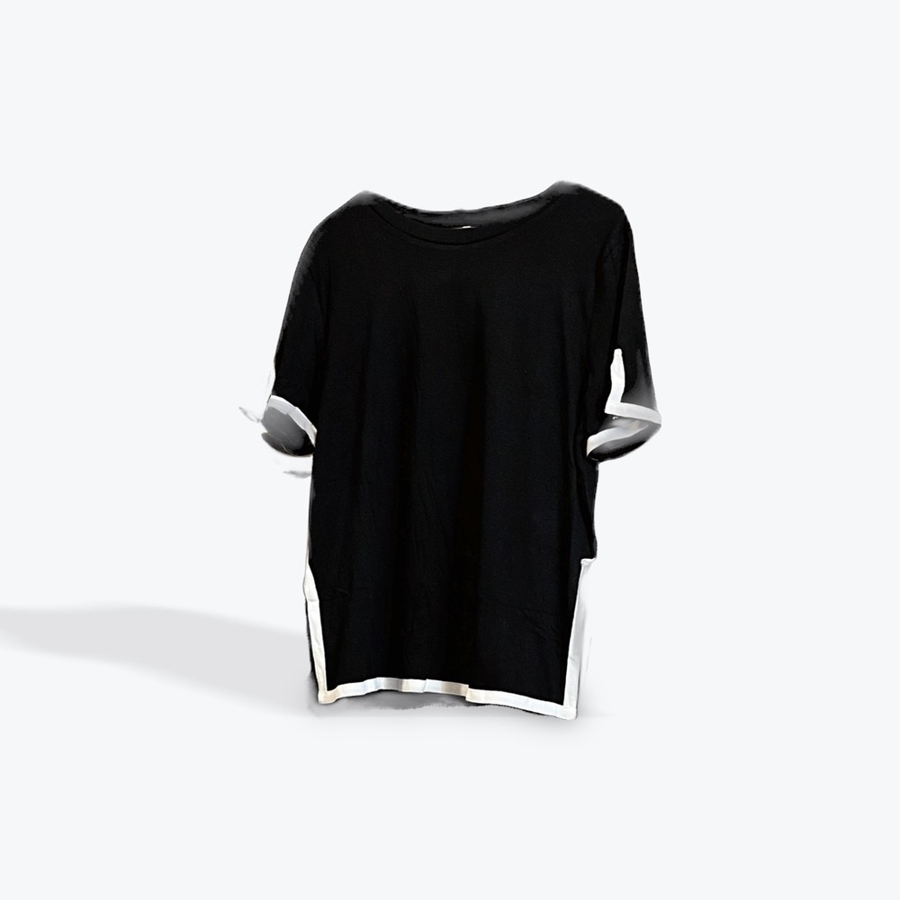 Yes fashion Black and White Women's Top